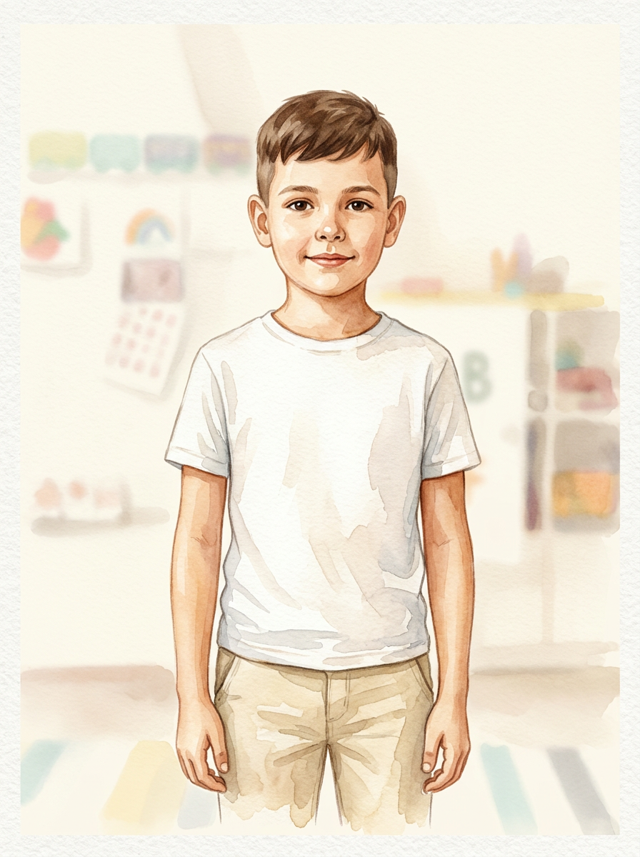 Your child illustrated as the hero