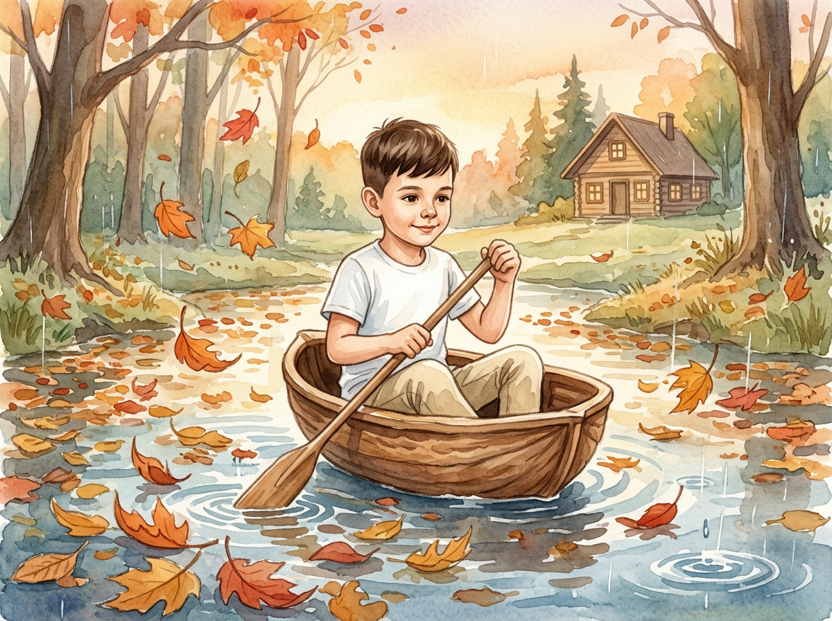Your child as the hero of a storybook scene